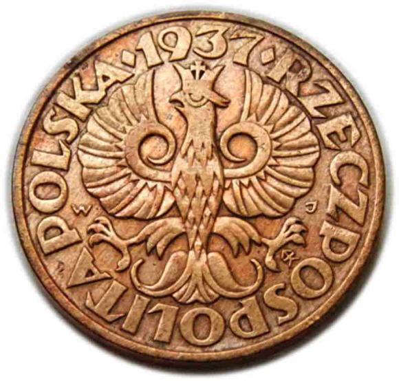 5 groszy 1937 II RP Warszawa (2)
