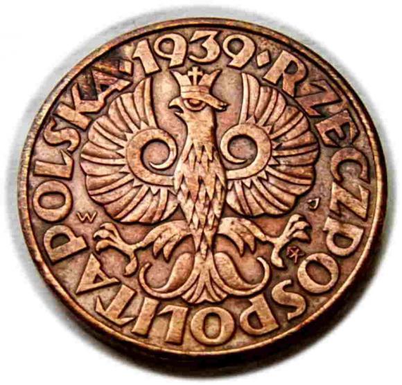 5 groszy 1939 II RP Warszawa (2)