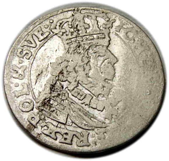 6 groschen 1661 Johann Kasimir Bydgoszcz (1)