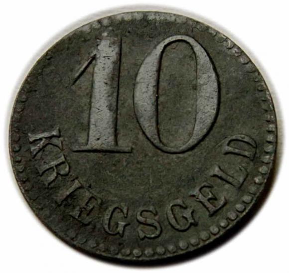 10 pfennig 1917 Swinoujscie Swinemunde