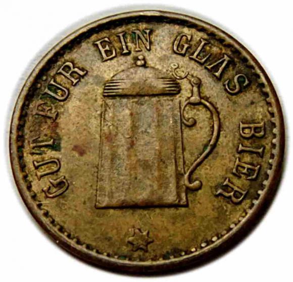 Żeton piwny Niemcy (1)