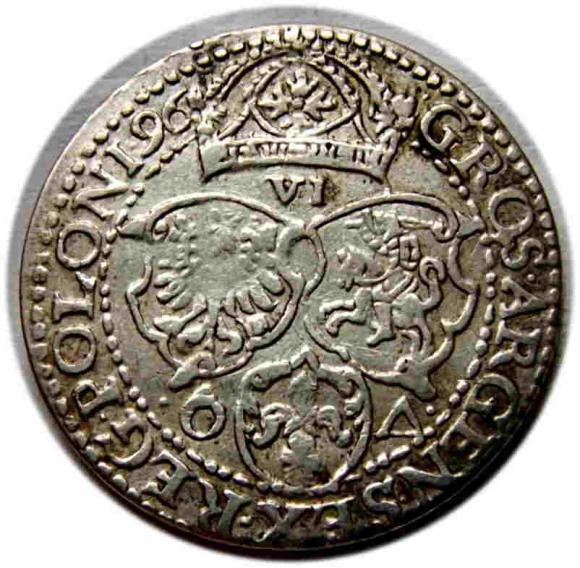 Szóstak 1596 Zygmunt III Waza Malbork (2)