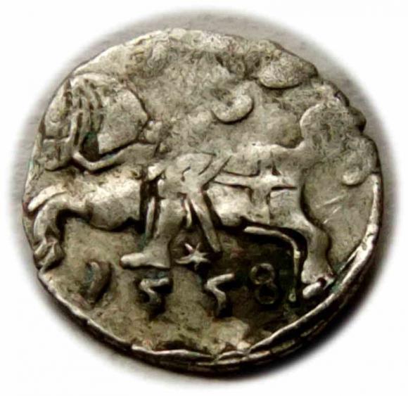 Denar 1558 Zygmunt II August Wilno (1)