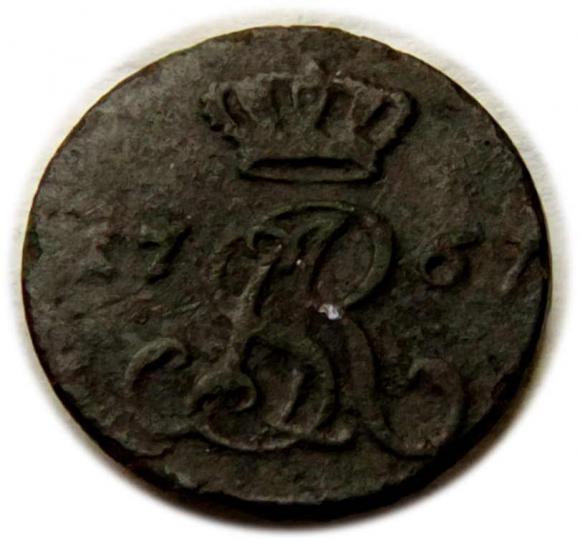 Półgrosz 1767 Stanisław August Poniatowski Kraków (1)