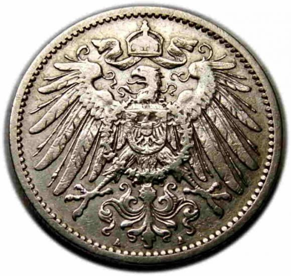 1 marka 1896 Wilhelm II Hohenzollern Niemcy Berlin (2)