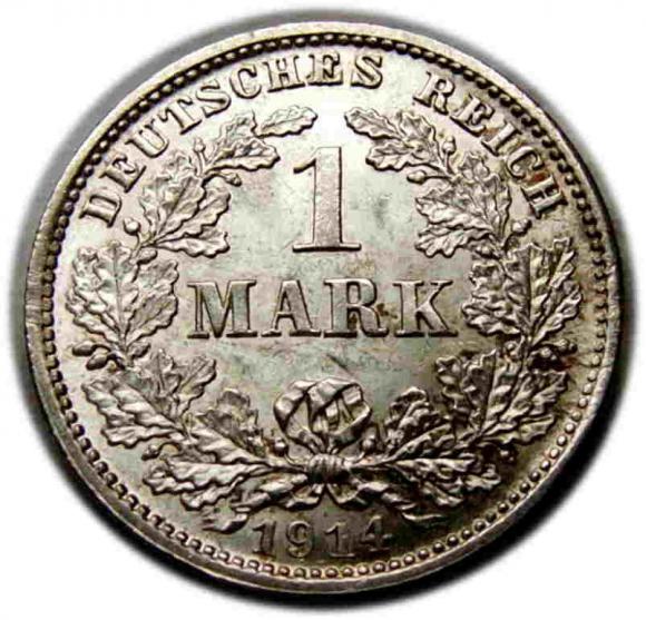 1 marka 1914 Wilhelm II Hohenzollern Niemcy Monachium (2)