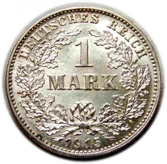 1 marka 1915 Wilhelm II Hohenzollern Karlsruhe (1)