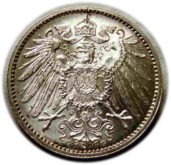 1 marka 1915 Wilhelm II Hohenzollern Karlsruhe (2)