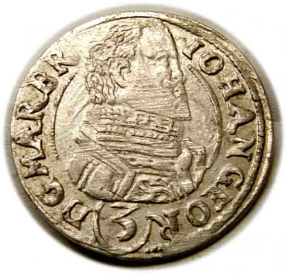 3 kreuzer 1618 John George Duchy of Krnov (1)