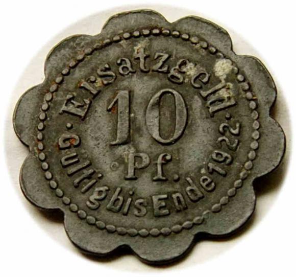 10 fenigów 1922 Szczecin / Stettin (1)