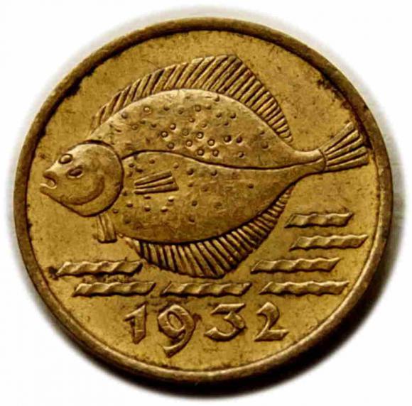 5 fenigów 1932 Wolne Miasto Gdańsk (2)