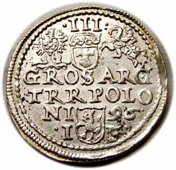 Trojak 1596 Zygmunt III Waza Olkusz (2)