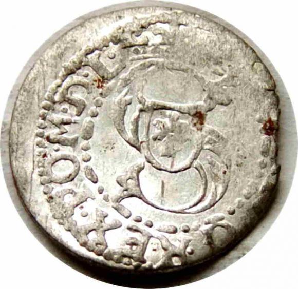 Schilling Sigismund III Vasa Riga (1)