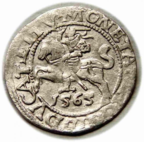 Półgrosz 1564 Zygmunt II August Wilno (1)