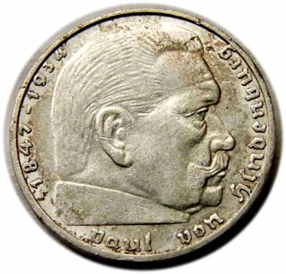 2 marki 1937 F Niemcy Stuttgart (1)