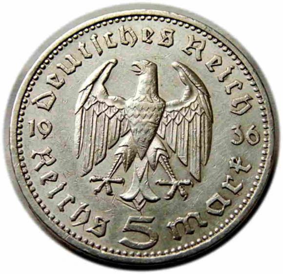 5 marek 1936 Niemcy Berlin (2)
