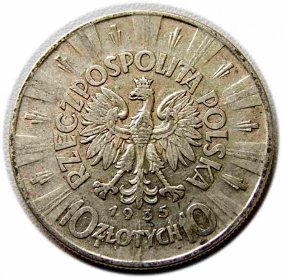 10 złotych 1935 Józef Piłsudski, Warszawa (2)