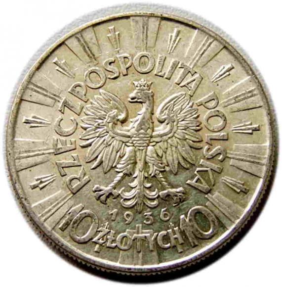 10 złotych 1936 Józef Piłsudski Warszawa (2)