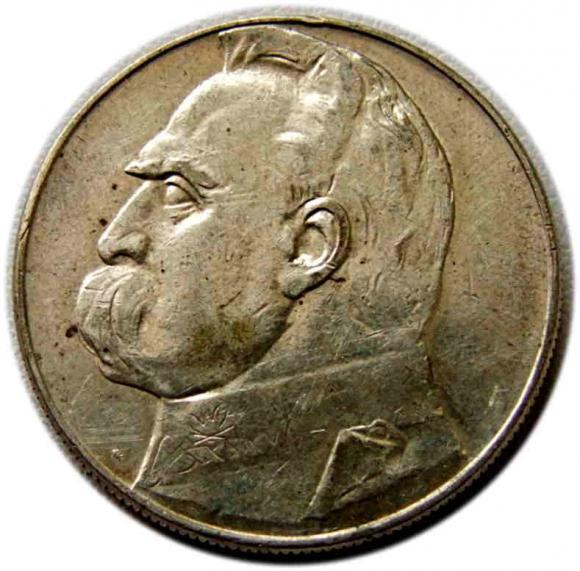 10 zlotych 1936 Jozef Pilsudski II Republic of Poland Warsaw (1)