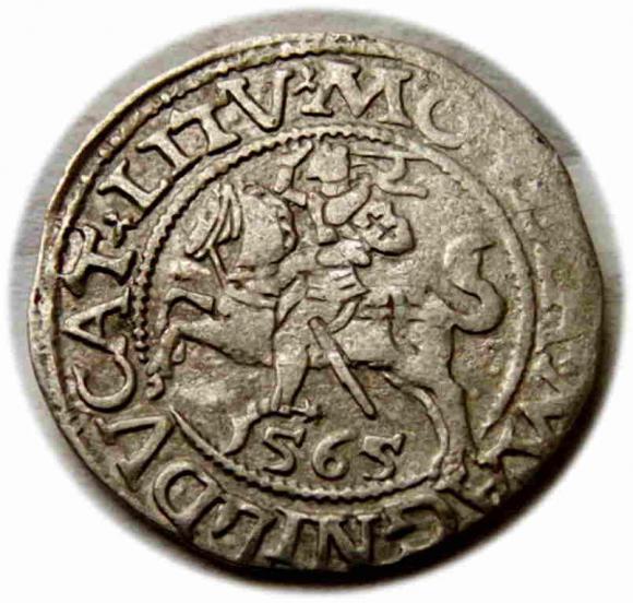 Half groschen 1565 Sigismund II Augustus Vilnius (1)