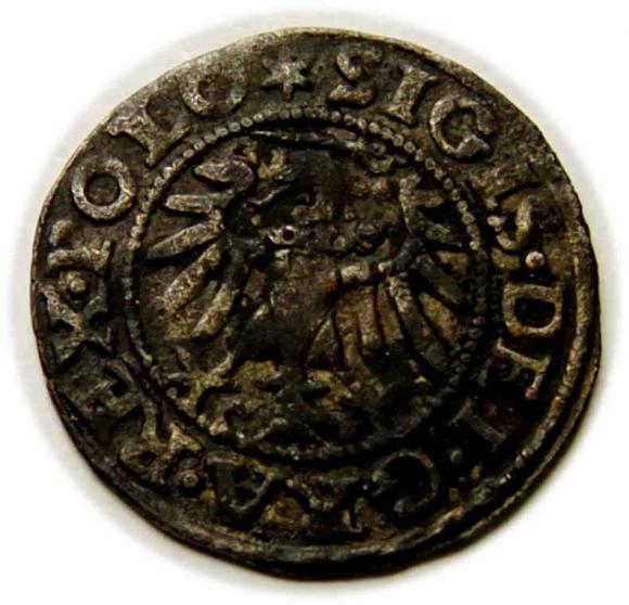 Szeląg 1547 Zygmunt I Stary Gdańsk (2)
