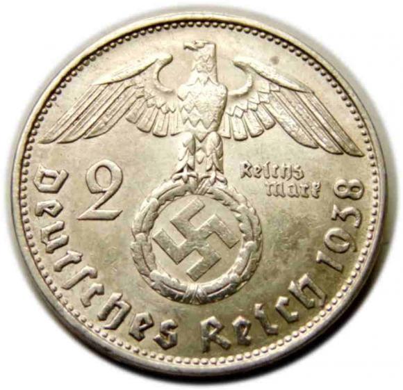2 marki 1938 Niemcy Wiedeń (2)