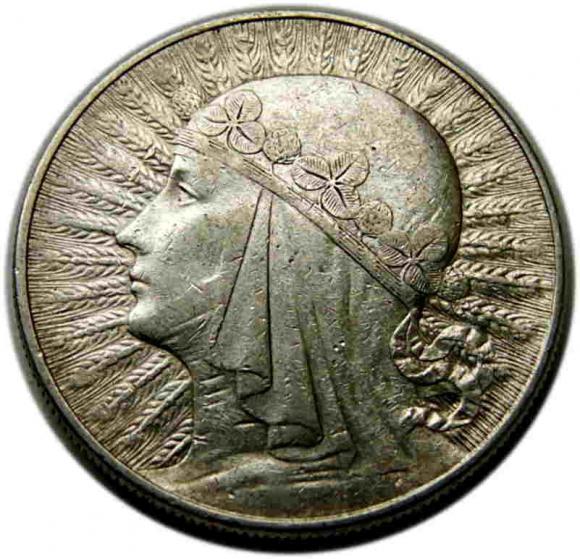 10 złotych 1932 Głowa Kobiety Warszawa (1)