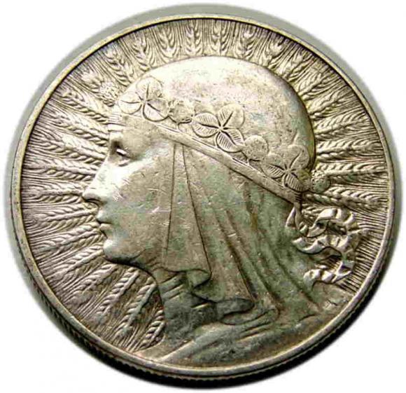 10 złotych 1932 Głowa Kobiety Warszawa (1)