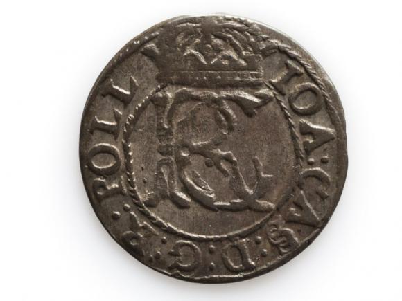 Szeląg litewski 1652 Jan Kazimierz Wilno (2)