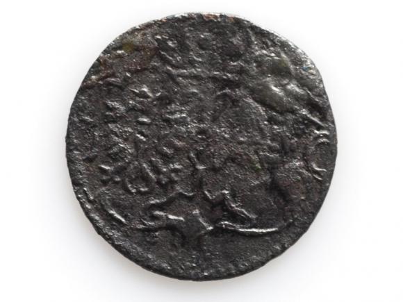 Denar 1623 Zygmunt III Waza Łobżenica (2)