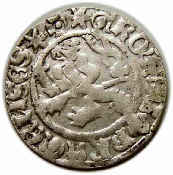 Grosz praski Władysław II Jagiellończyk Czechy Praga (2)