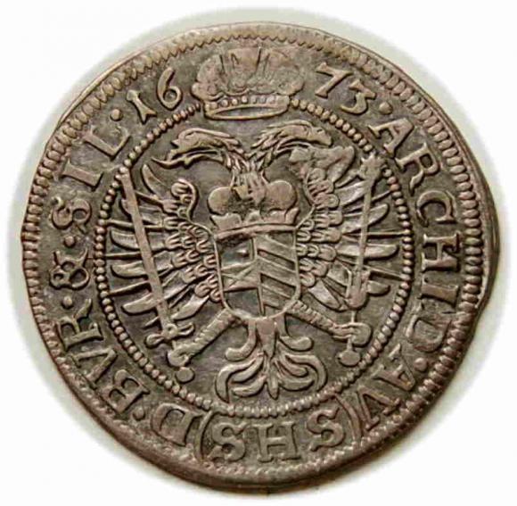 6 krajcarów 1673 Leopold I Habsburg Wrocław (2)