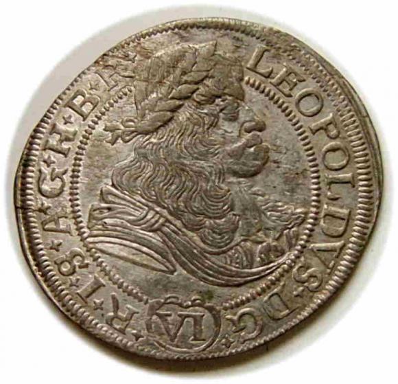 6 kreuzer 1675 Leopold I Wroclaw (1)