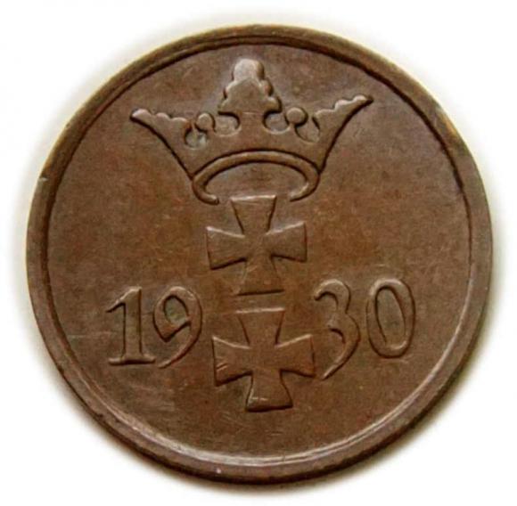 1 fenig 1930 Wolne Miasto Gdańsk  (2)