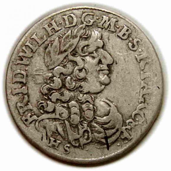 Szóstak 1683 Fryderyk Wilhelm Prusy Królewiec (1)