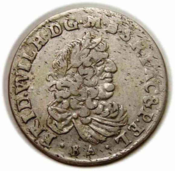 Szóstak 1686 Fryderyk Wilhelm Prusy Królewiec (1)