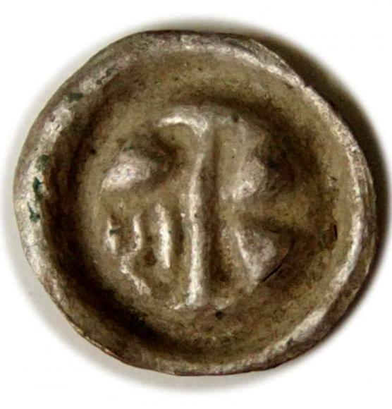 Brakteat półkrzyż półorzeł Opole (2)