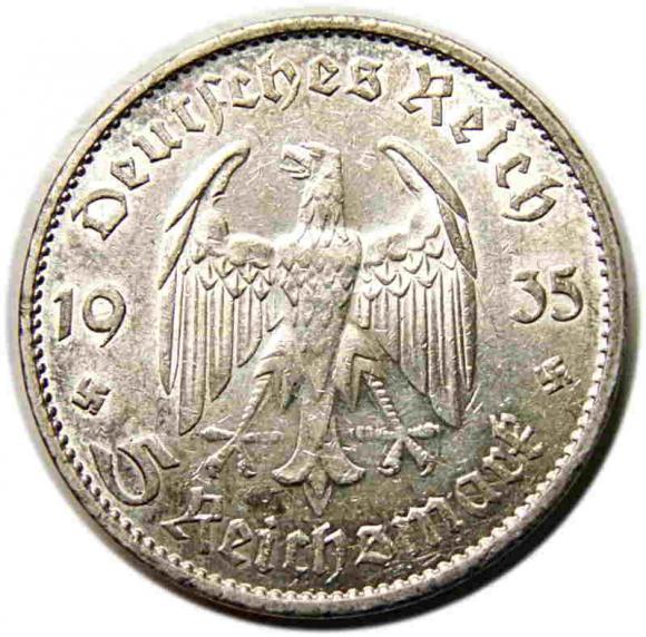 5 marek 1935 G Niemcy Karlsruhe Kościół w Poczdamie (2)