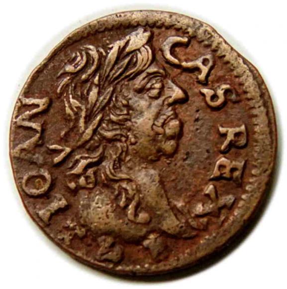 Szeląg 1661 Jan Kazimierz Wilno (1)