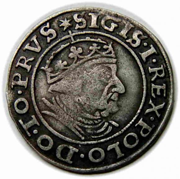 Grosz 1539 Zygmunt I Stary Gdańsk (1)