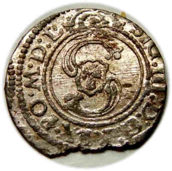 Szeląg Zygmunt III Waza Wilno (1)