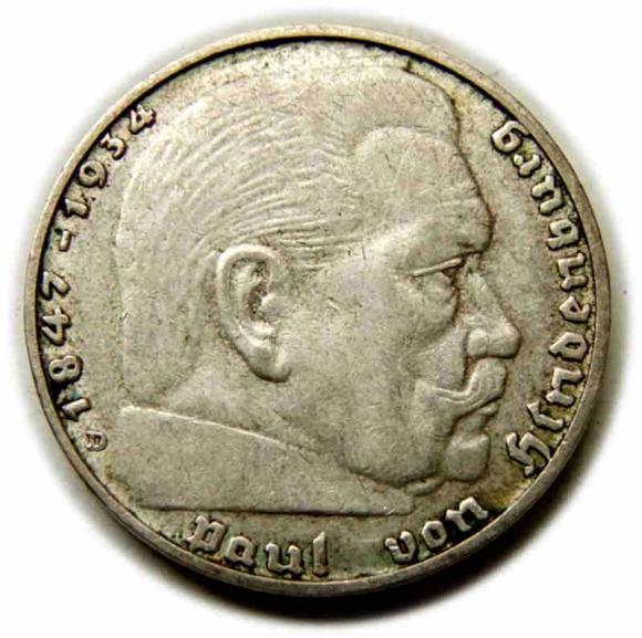 2 marki 1938 D Niemcy Monachium  (1)