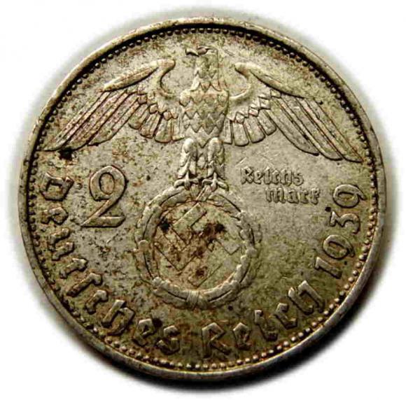 2 marki 1939 B Wiedeń Niemcy (2)