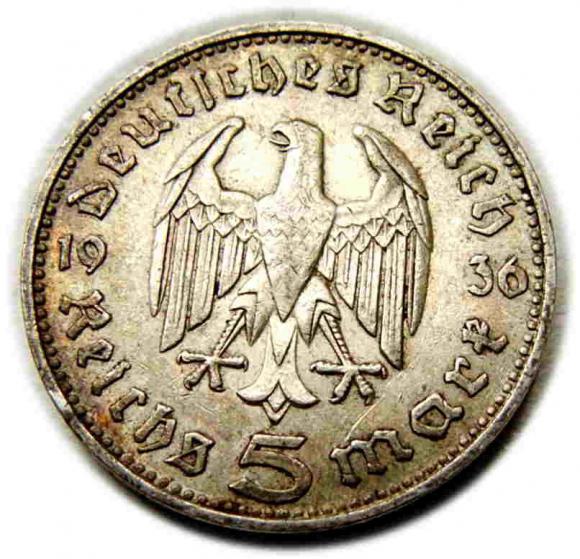 5 marek 1936 Niemcy Hamburg (2)