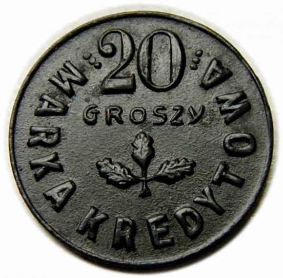 20 groszy 50 Pułk Piechoty Strzelców Kresowych, Spółdzielnia Kowel (1)