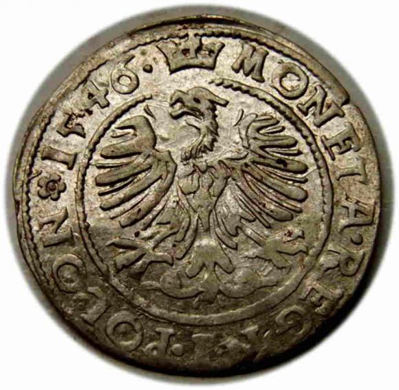 Grosz 1546 Zygmunt I Stary Kraków (2)