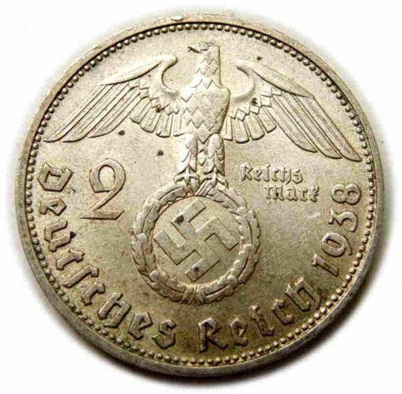 2 marki 1938 D Monachium Niemcy (2)