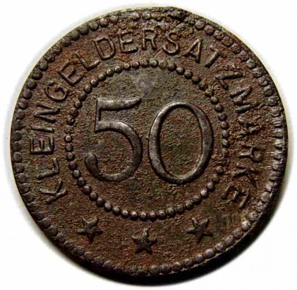 50 fenigów Kamienna Góra / Landeshut (1)