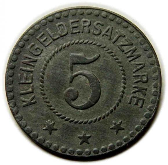 5 fenigów Lubawka / Liebau (1)