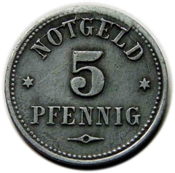 5 fenigów Połczyn Zdrój / Bad Polzin (1)